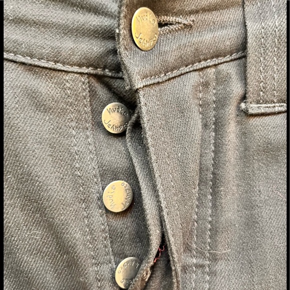 Nudie Jeans - 29W 34W - Black - Mens Button Fly Jeans - Picture 3 of 13